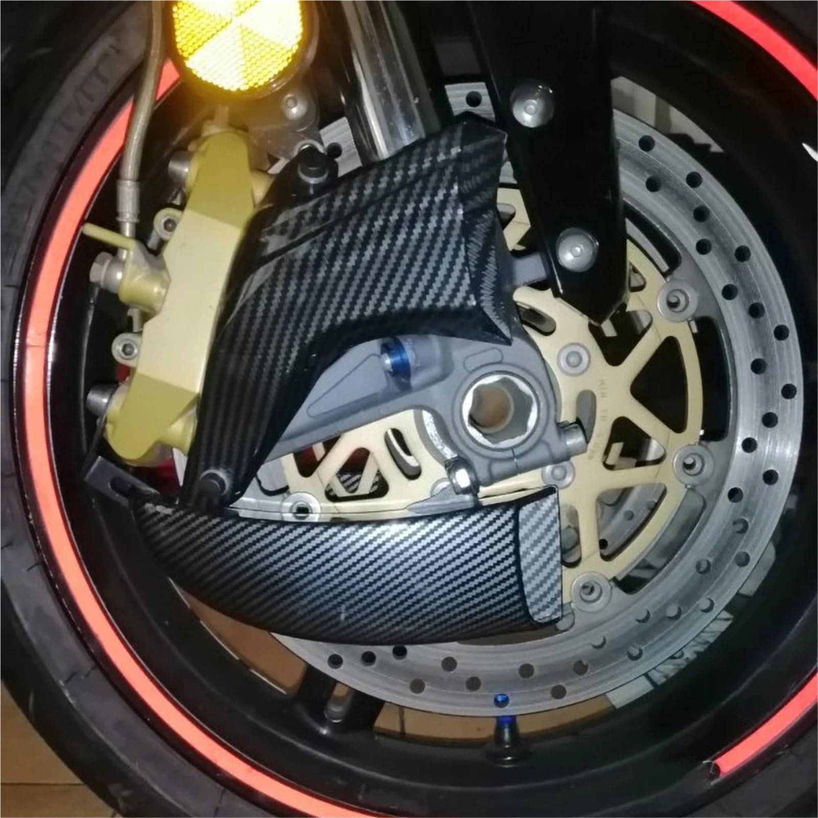 Pasuje do Ducati Multistrada 1200 Tracer 900 GT YZF R6 R1 DUKE 790 890 S1000R S1000RR Motocyklowe przewody chłodzące powietrze Grand Caliper Bracket Radiator Cover(A style a set)
