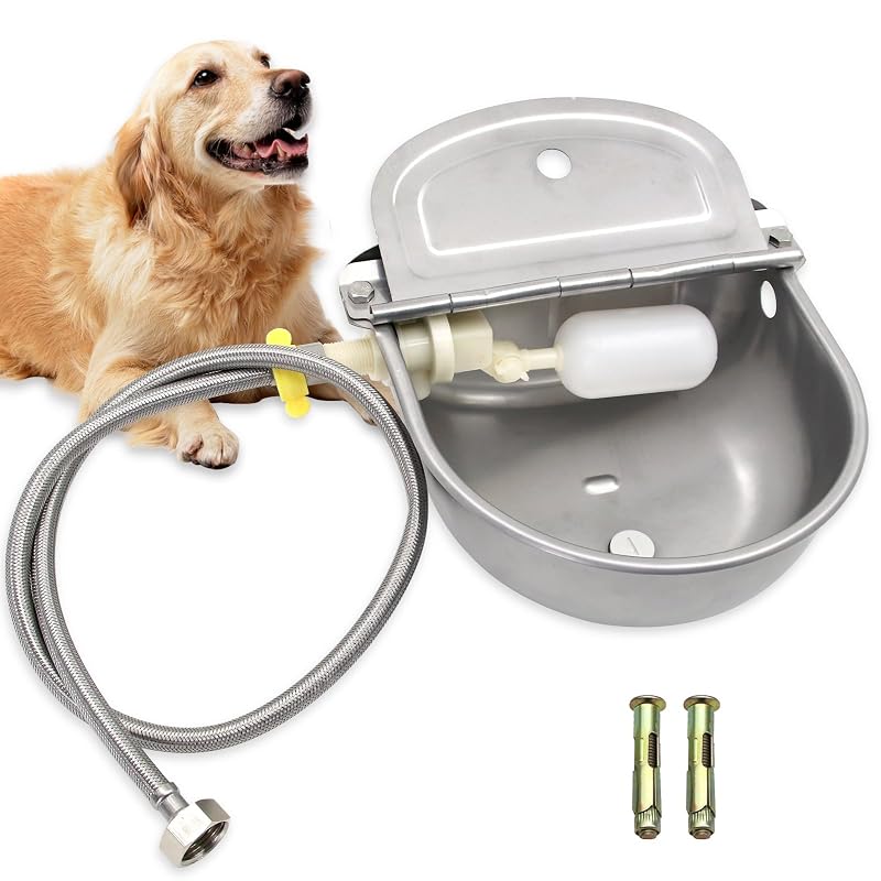 Bebedouro Automático para Cavalos e Animais de Fazenda em Aço Inoxidável 304 APlayfulBee 2,5 L