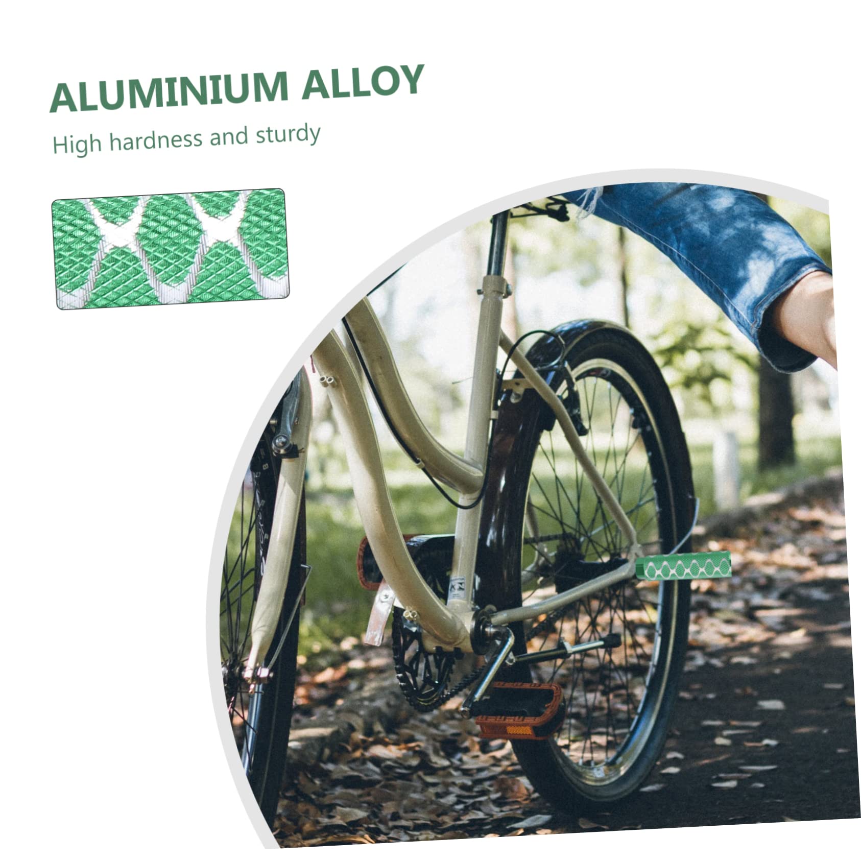 3 Paia molletta per bici da riparare Accessori ganci in metallo pedane per bici pedana bicicletta pedale del cilindro piolo sedile posteriore allacciare treppiedi chiodo questi bmx