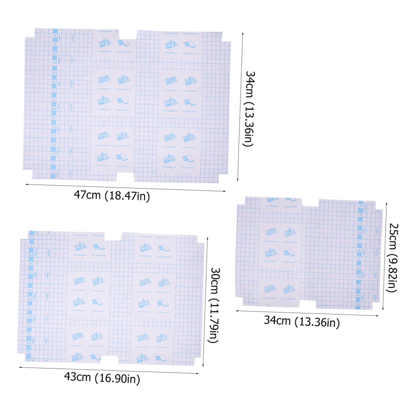 LALAFINA 3 Ensembles Couverture De Transparent Autocollante Ensemble Pour Protection De Manuels Scolaires Et À Usure Facile À Installer Pour Étudiants Et Écoles 30 Pièces * 3