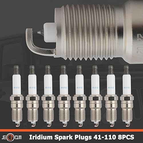 Miniatura 2 de Jectam Bujías de doble iridio 8 piezas 12621258 41-110 compatibles con Chevy Silverado Suburban Express 06-13 1500 2500 3500 Tahoe GMC Yukon Sierra
