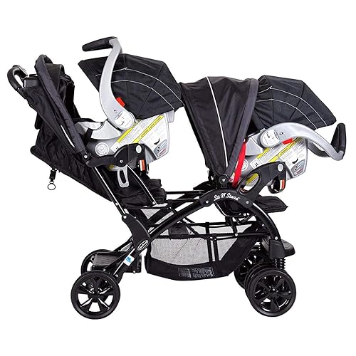Vista 2 de Baby Trend Sit N' Stand - Cochecito doble, ónix Onyx