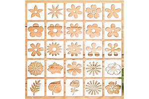 Flower Stencils for Painting on Wood