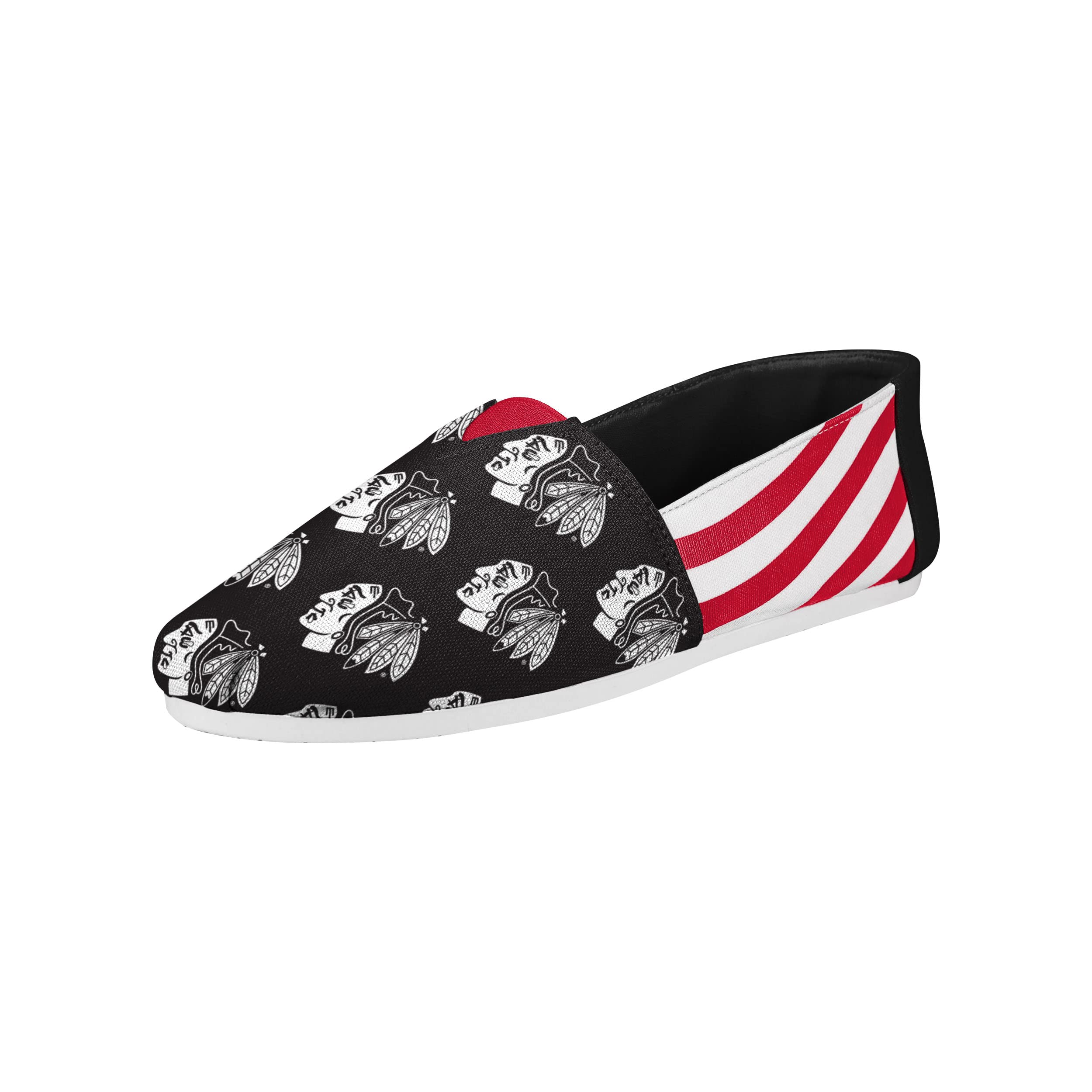 FOCO NCAA Louisville Cardinals College Canvas Script Print Slip On Shoes, X-Large/11-12