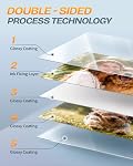 Uinkit 200 Sheets Double Sided Photo Paper Glossy 8.5x11 54lbs Inkjet for Dye Ink 200Gsm Value Bulk Pack Picture 8.5 x 11 9.5Mil for Inkjet Printing Printer