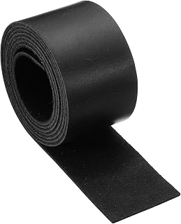 MECCANIXITY Full Grain Leather Strap, Flat Leather Strips for Crafts for DIY Belt Tooling Crafting Stamping Projects