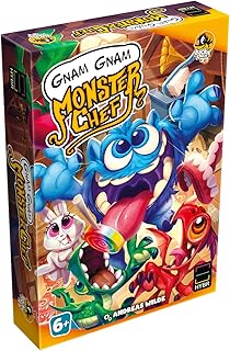 Comprar Lucky Duck Games - Gnam Gnam - Monster Chef | Versión Italiana | Juego de Mesa | A Partir de 6 años, 2-4 Jugadores | 15-30 Minutos
