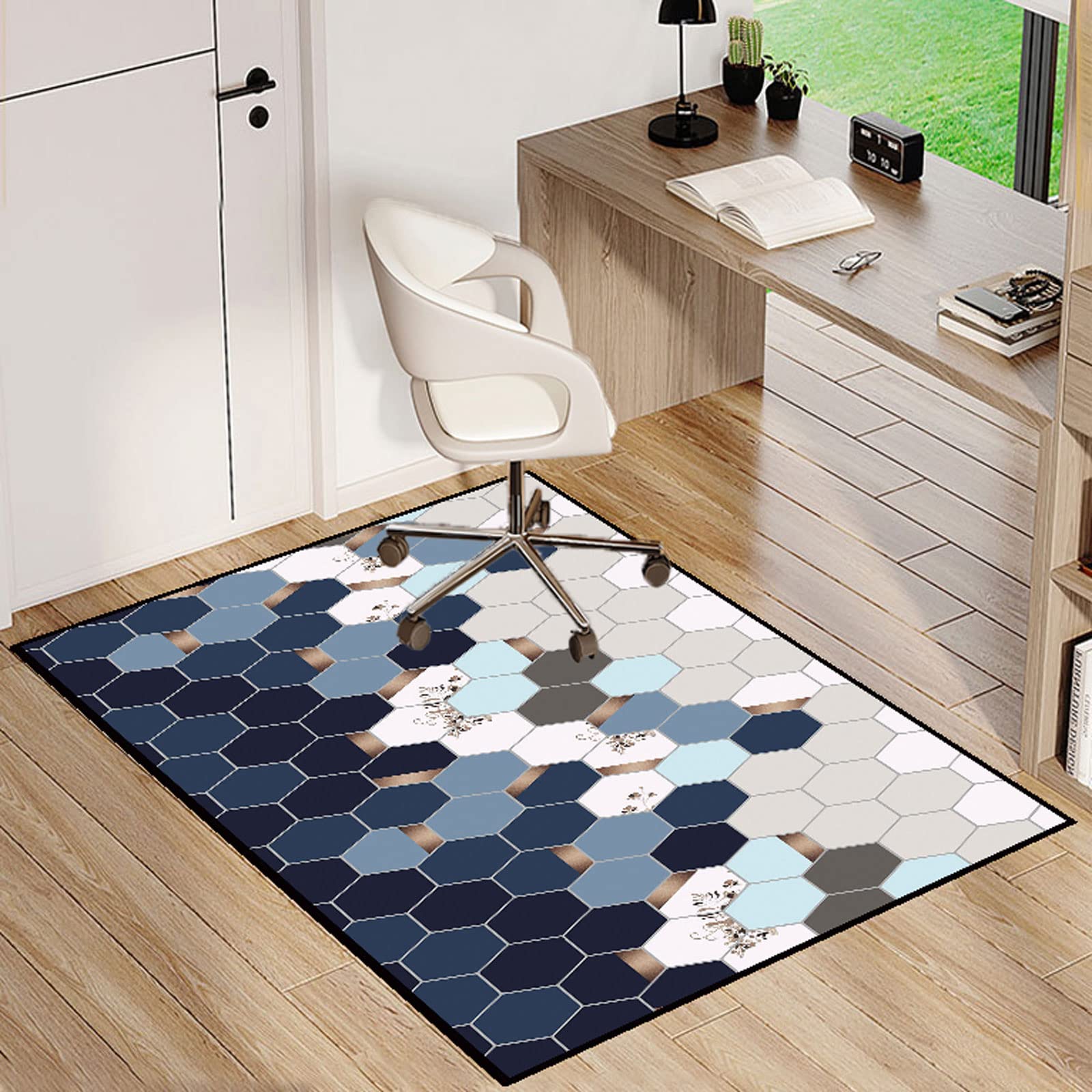 Single tree forest Chair Mat For Hardwood Floors,Office Chair Carpet,Multi-Purpose Floor Protectors For Rolling Chairs,Area Rug,anti-skidding And Stop Noise,Available In A Variety Of Colors And Sizes — image 1