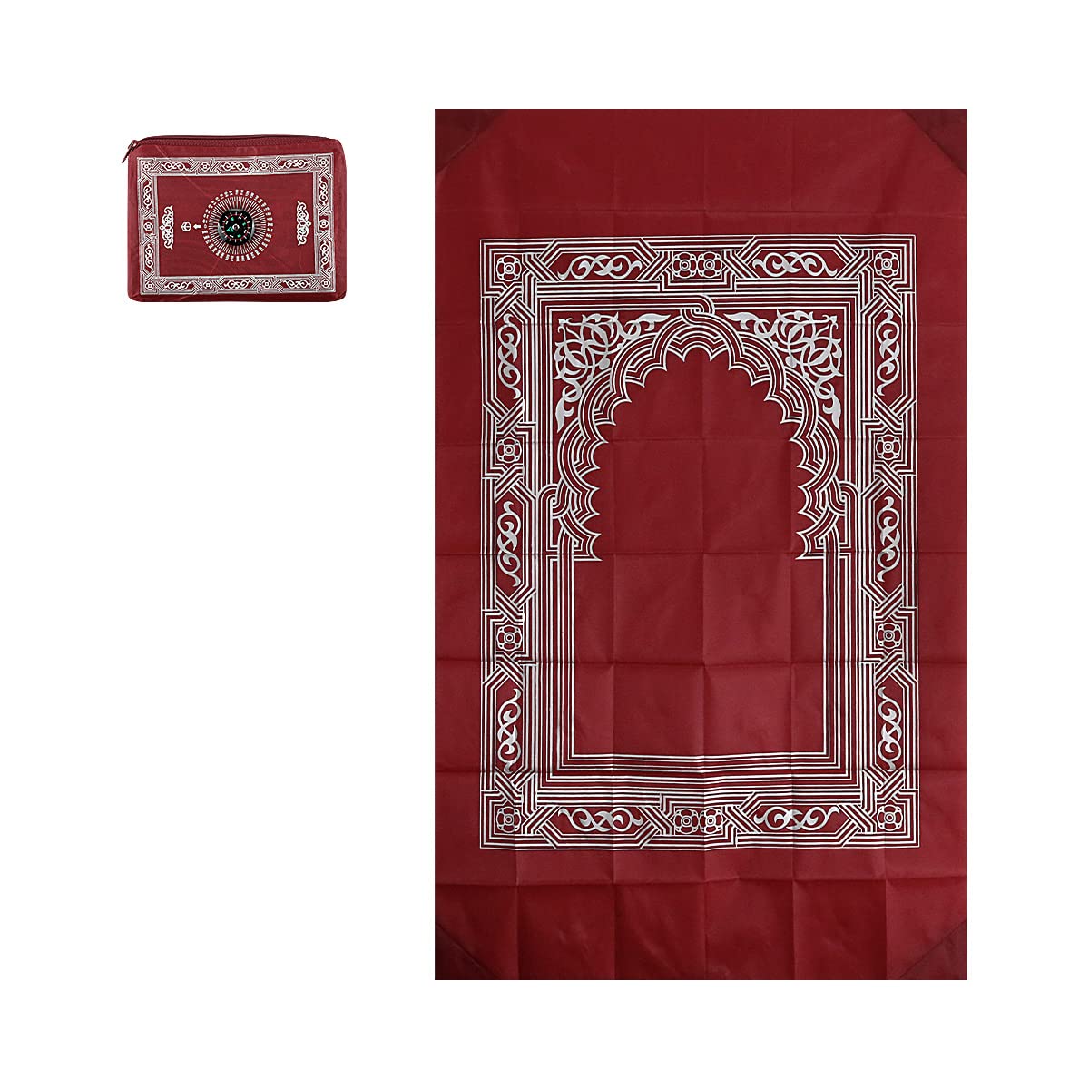 Tapis de prière étanche avec boussole de poche GLADPRESIT