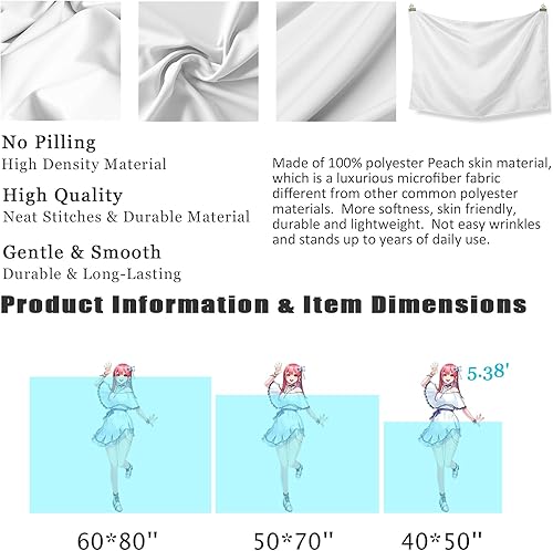 Miniatura 6 de HOMEDÉCORCUSTOM - Tapiz de anime para niña, tapiz de personaje Hentai Anime Waifu, Ecchi Otaku, decoración de pared para dormitorio, 40 x 50 pulgadas