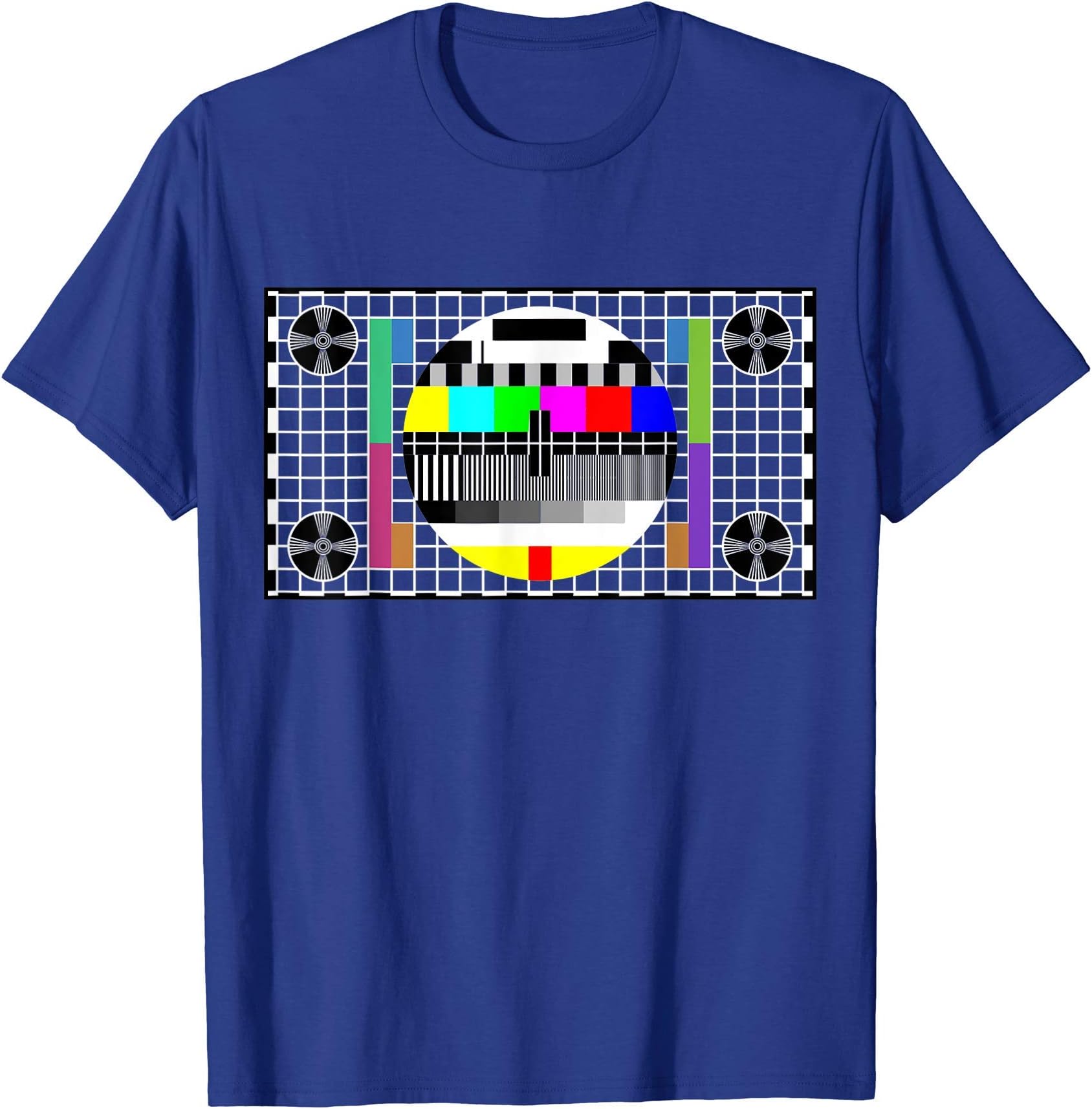 Funny TV Test Pattern in Color Sheldon Nerdy Geek Gift T-ShirtOEKO-TEX STANDARD 100