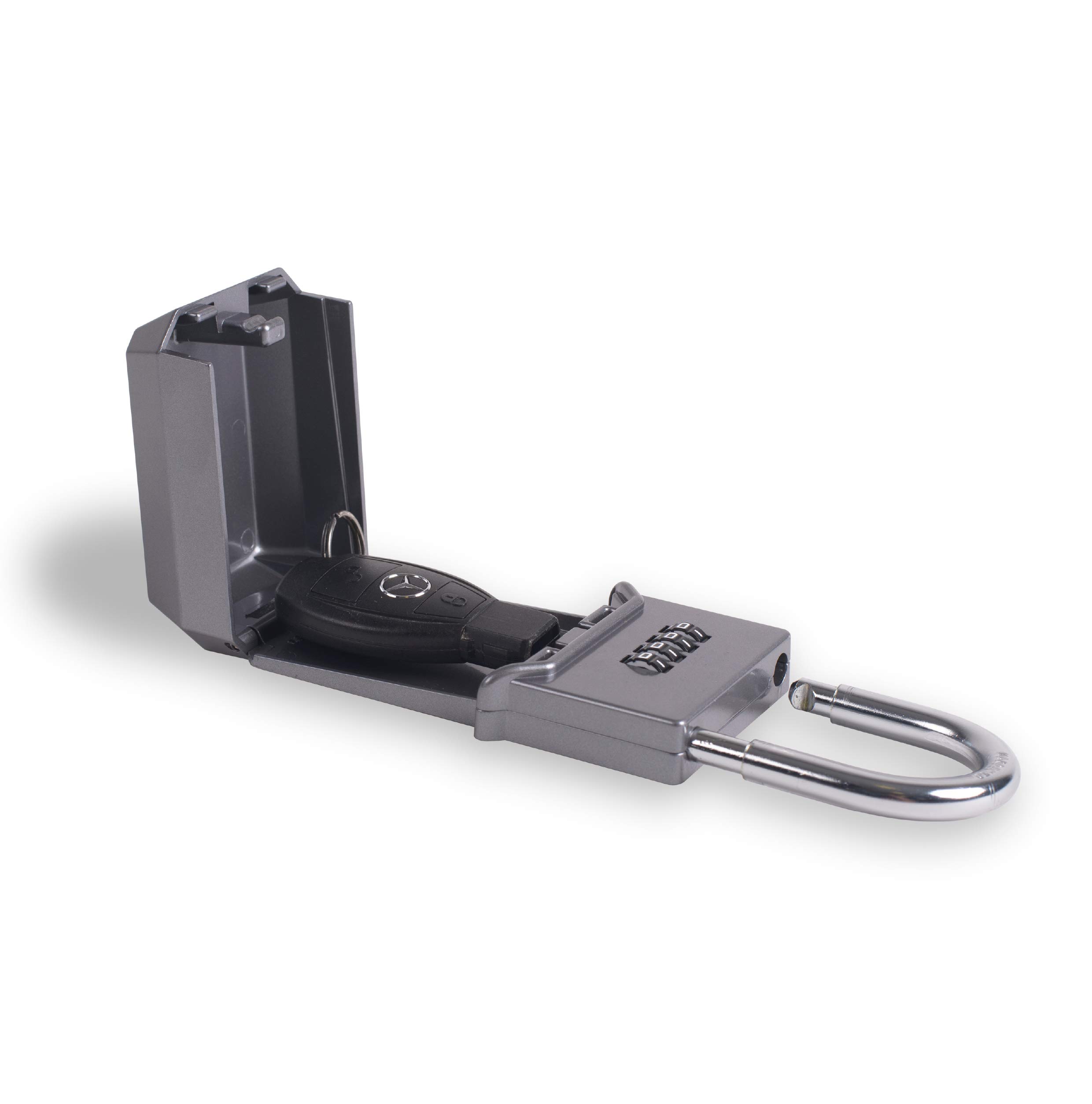 SURF LOGIC Garde-clés standard argent, cadenas unisexe adulte, L