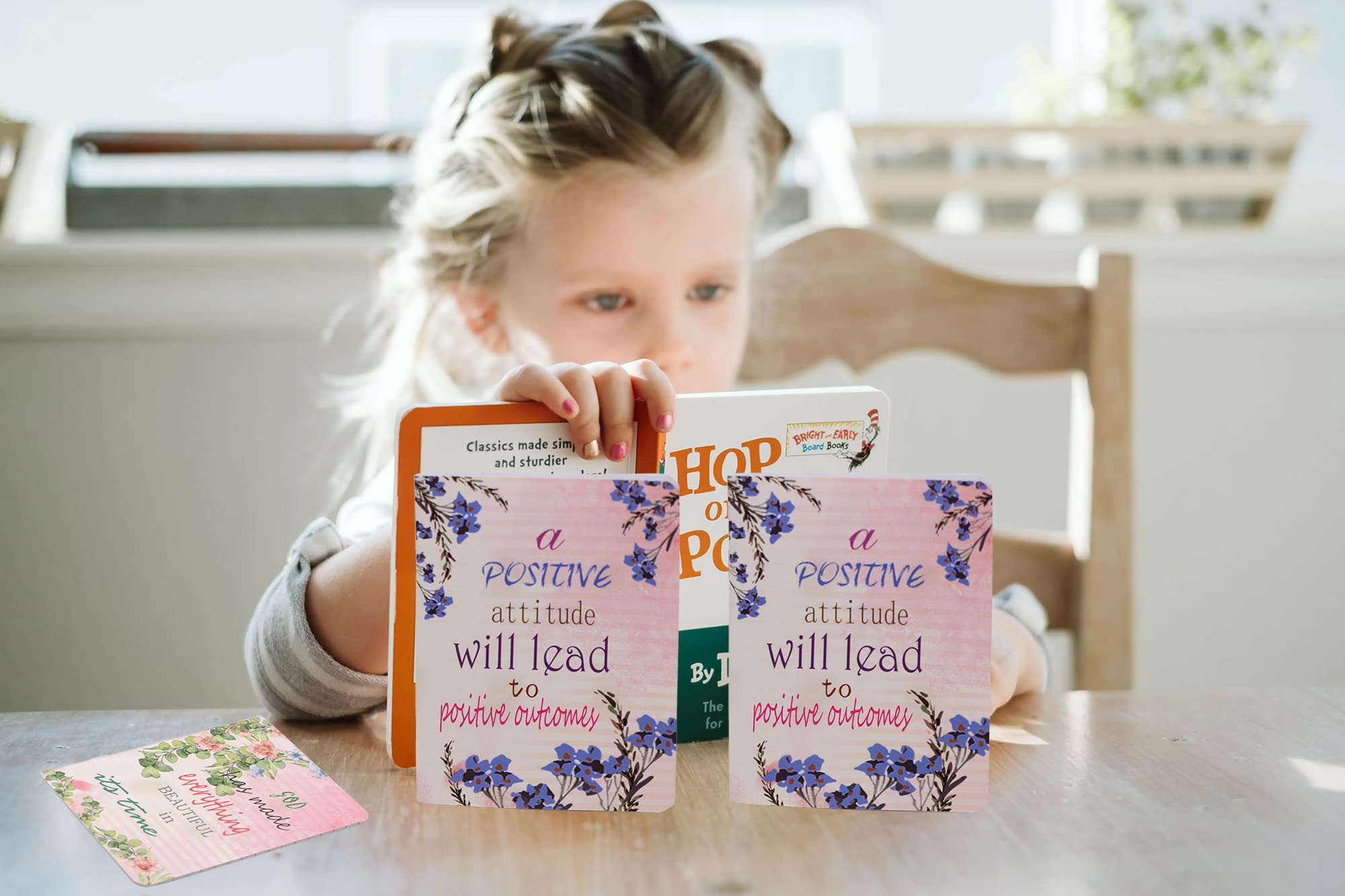 Inspirierende Mini-Notizblöcke mit Blumenmuster, Happy Journal, kleine Notizbücher, Großpackung für Party, Büro, Zuhause, Kollegen, Reisen, Geschenk, Zubehör (100 Stück, 8 Stile, florales inspirierend