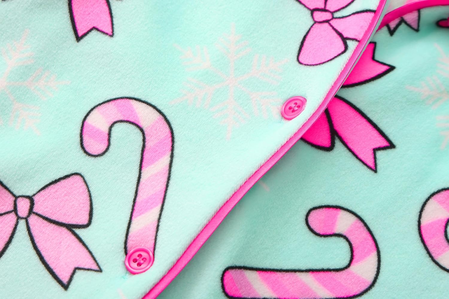 Girls Pajamas Sets Micro Fleece Pjs Long Sleeve Top & Pants 2 Piece Christmas Sleepwear - Image 6