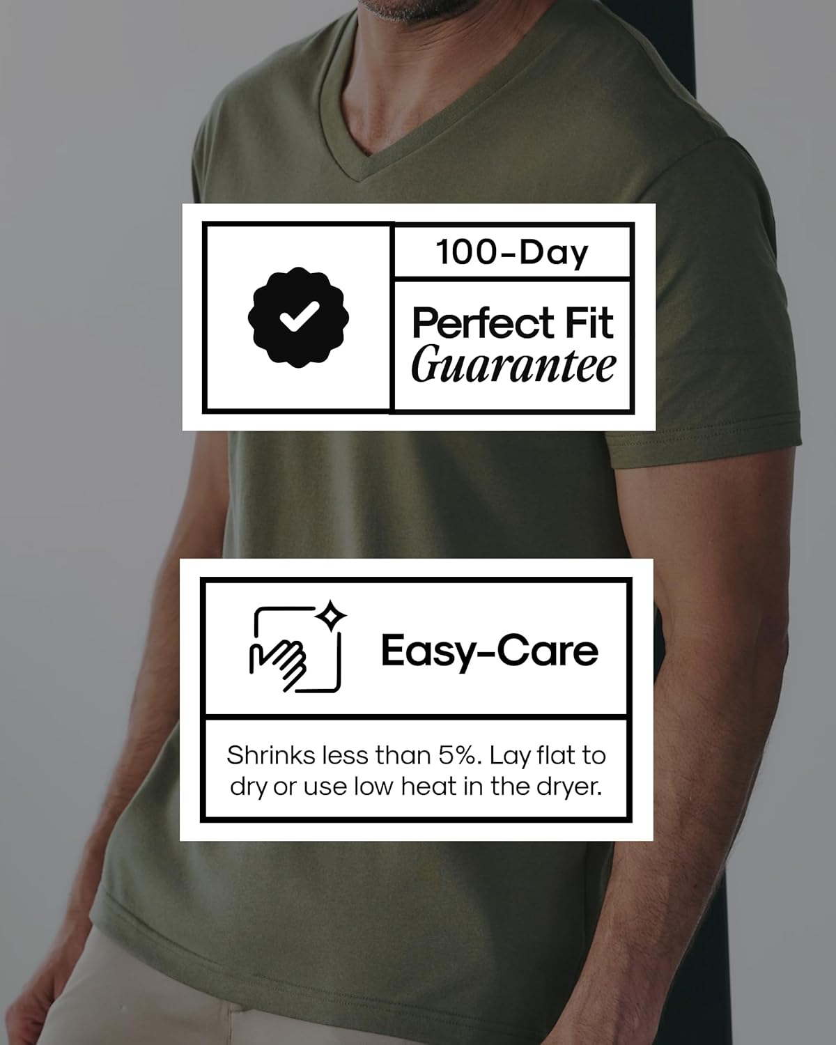 True Classic Mens V Neck T Shirts – Cotton V Neck Shirts for Men, V-Neck Mens T-Shirts and Undershirts for Men Pack/Singles - Image 6