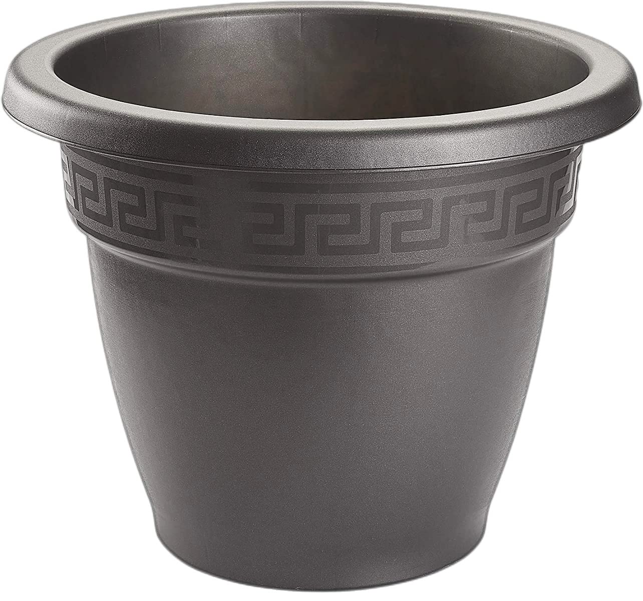 PLASTIC FORTE, Maceta, ANTRACITA, Grande
