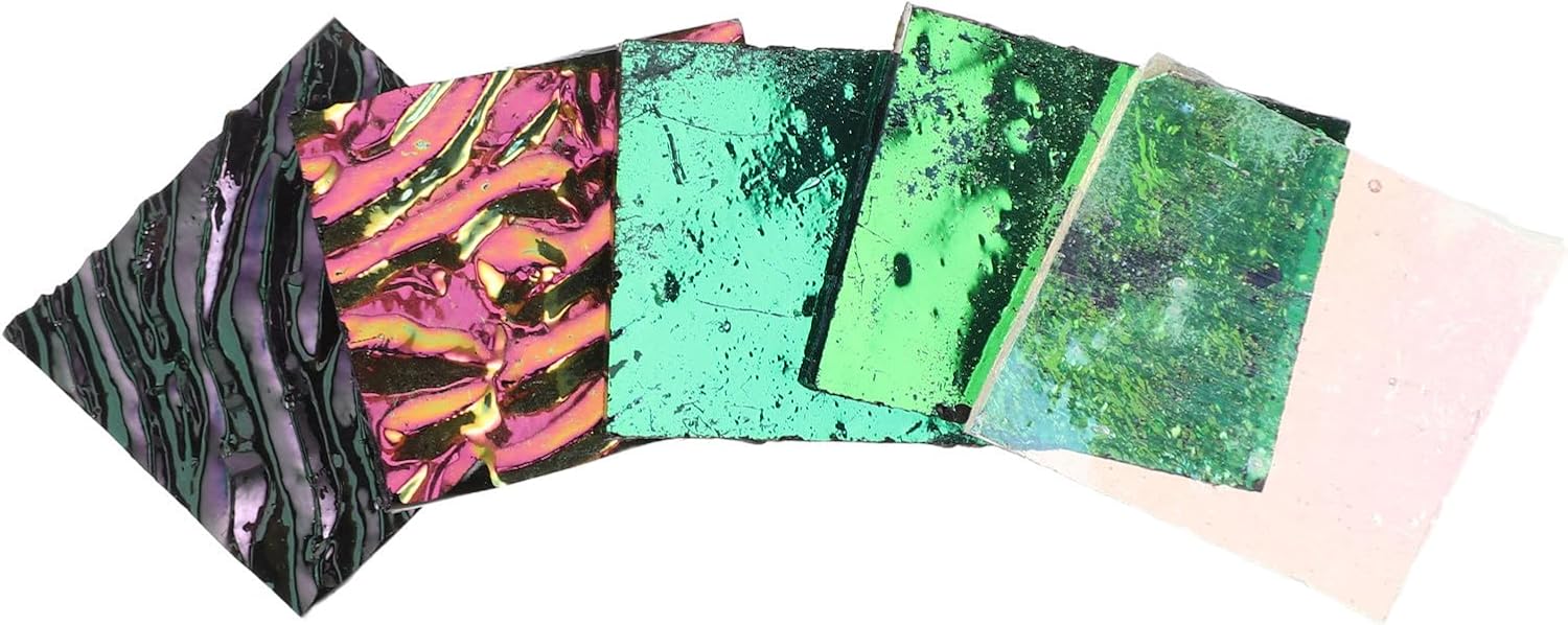 CIMAXIC 1 Pack Microwave Kiln Crushed Glass: 28g Hot Melt Crushed Glass for DIY Jewelry Making Stained Art and Craft Supplies, Assorted Color