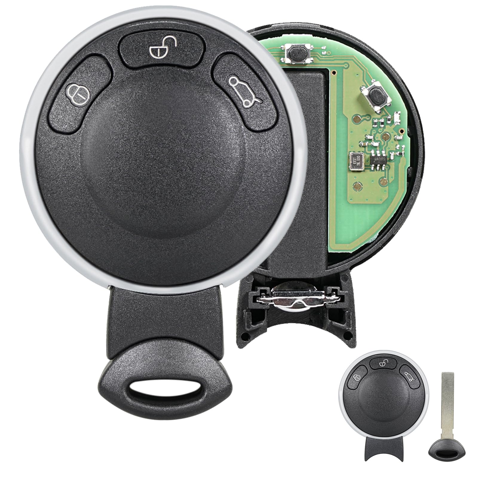 Clé Télécommande 3 Boutons Pour BMW Mini Cooper - Compatible Countryman, Clubman (868 MHz)