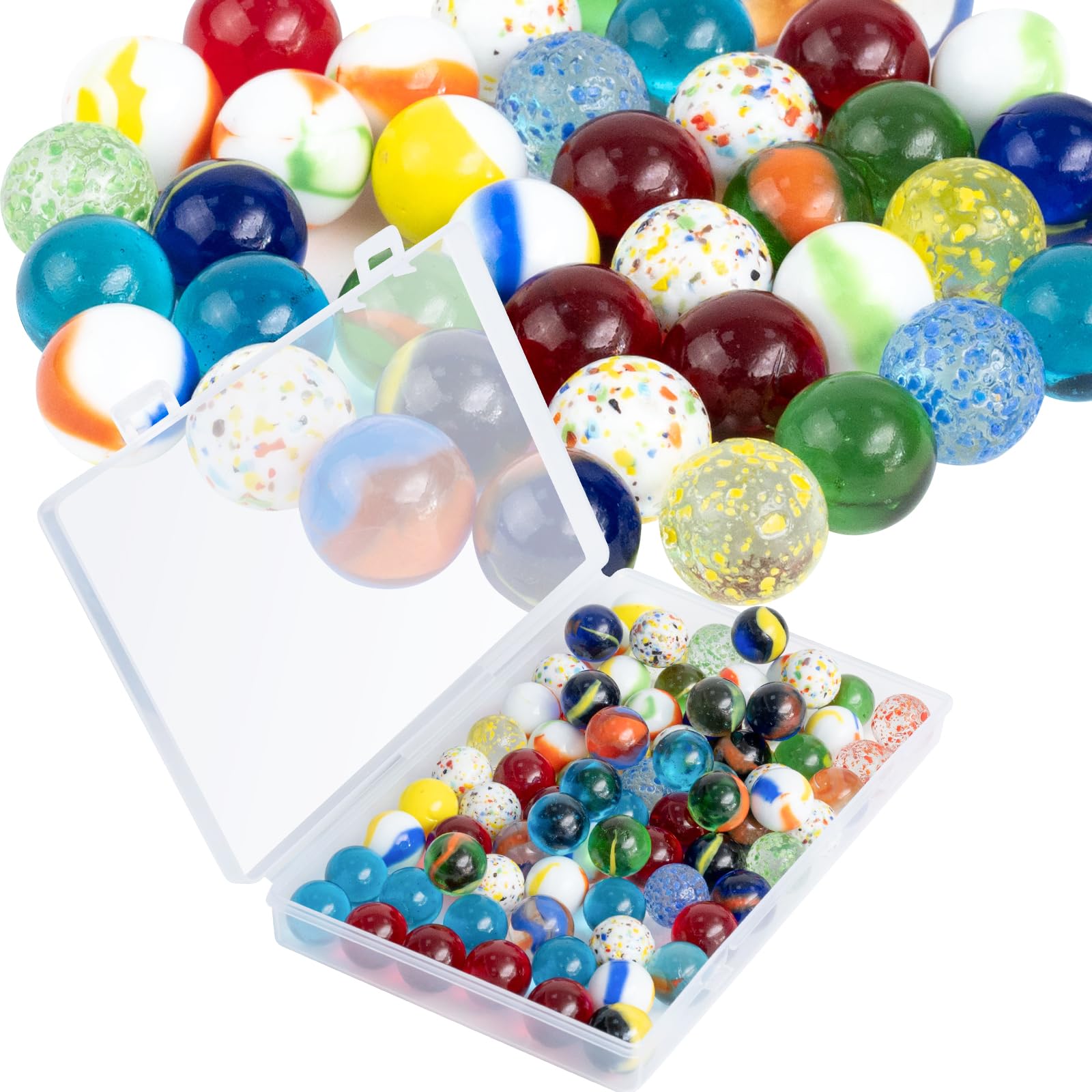 Lot de 6 boules de Noël en verre (D80 mm) Arctique brillantes Noir