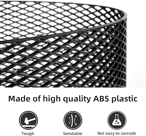 Miniatura 49 de AggAuto 47x16 pulgadas Coche Pickup Truck Grill Mesh Spoiler Bumper Vent Aleación de aluminio Rejilla Automotriz Insertar entrada de aire Racing