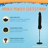 Vista 3 de Island Umbrella Paraguas del mercado de Cabo