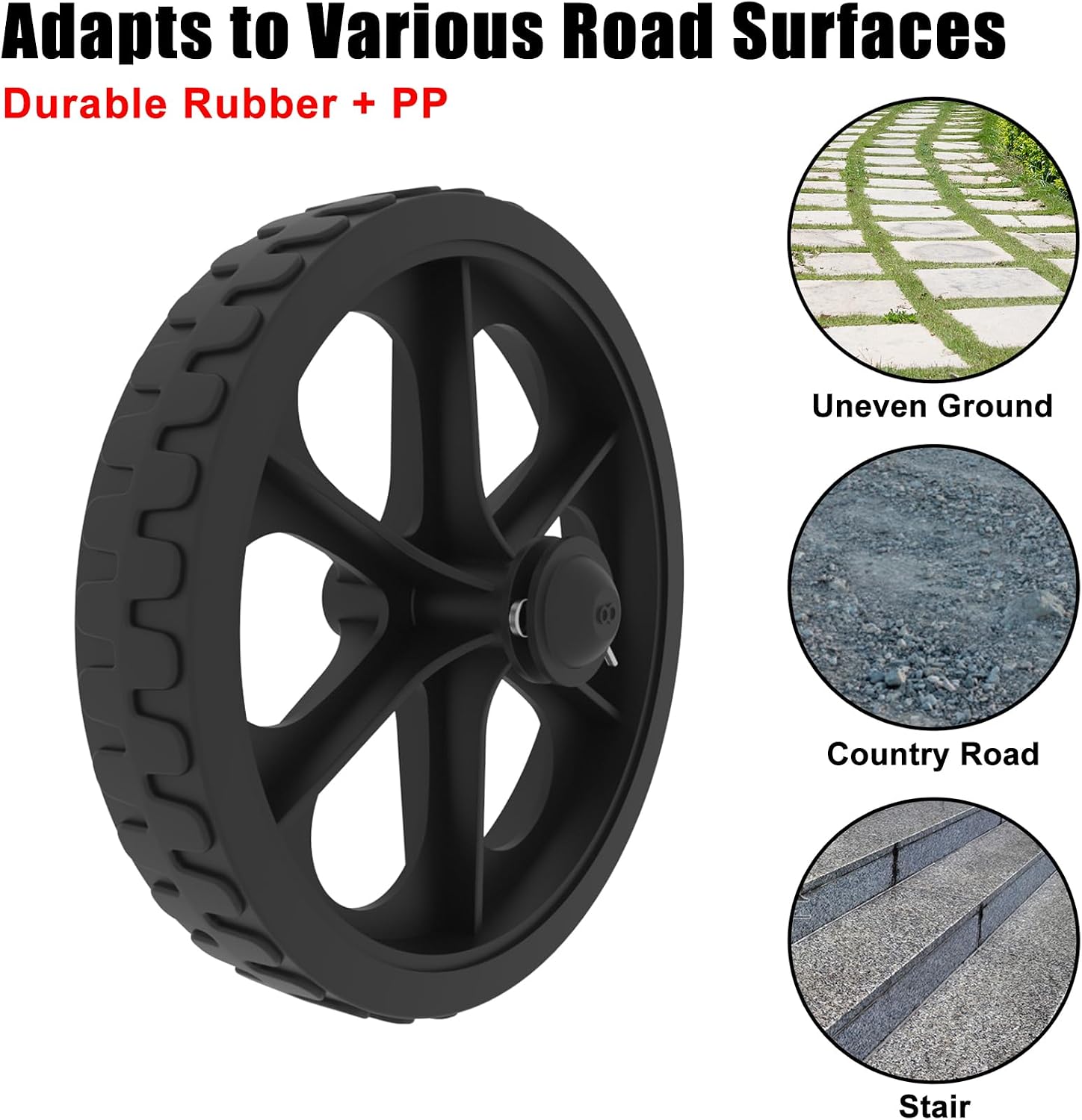Shopping Cart Back Wheels 503 | For Size Small
