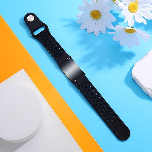 Miniatura 4 de Pulsera de alerta médica personalizada para mujeres y hombres, pulseras de identificación médica deportiva de silicona con grabado gratuito, pulsera