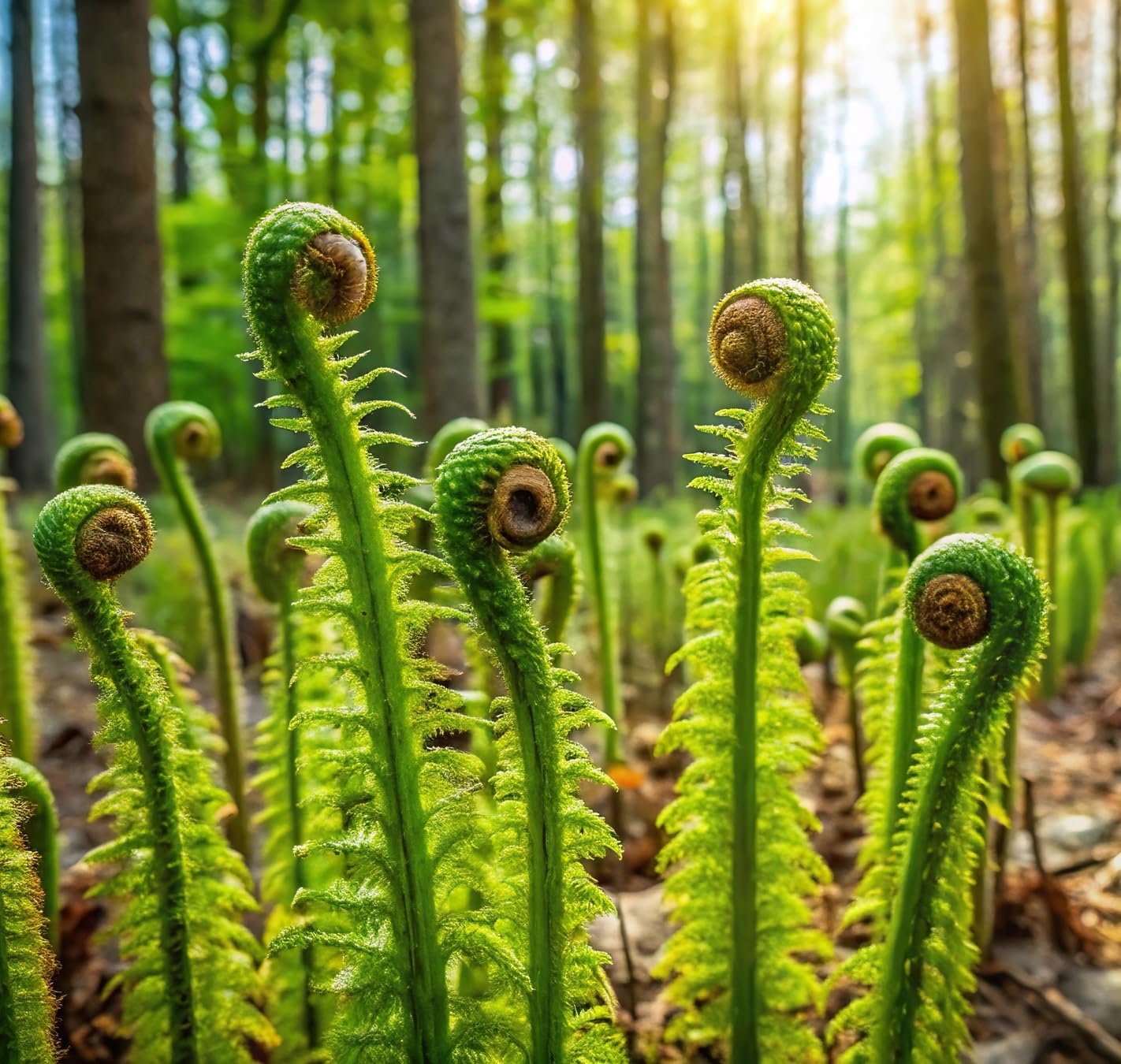 CZ Grain Fiddlehead Fern Rootstock