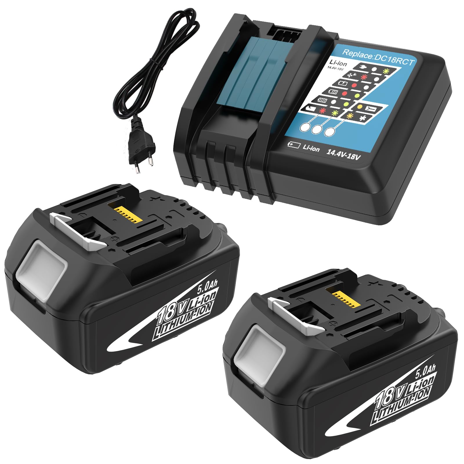 2X 8000mAh Ersatz für Worx Akku 20V 8,0 Ah WA3553 WX166.4 WA3572 WX390 WU268 WX372.1 WX800 WG259E WA3760 für Worx Akku Elektrowerkzeuge
