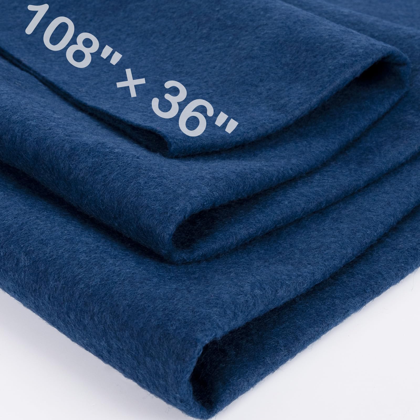 XSEINO Moss Green Large Felt Fabric 108" X 36 "(3 Square Yards), 1.4 mm Thick Soft Felt Fabric Sheet for Crafts, Green Series Colors Soft Nonwoven Fabric, Fit for Decoration, Sewing, DIY Crafts — view 27