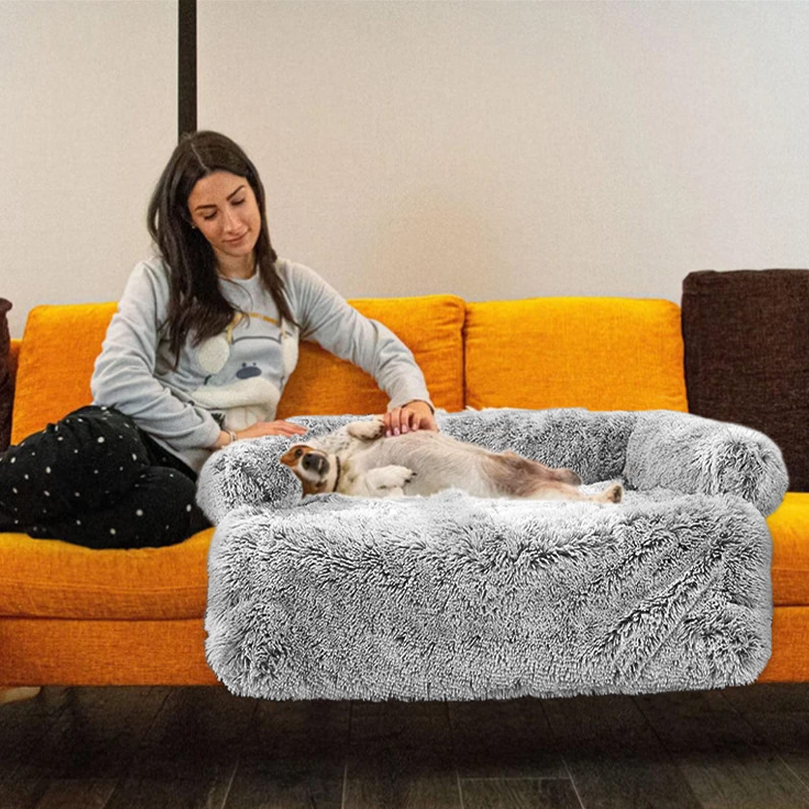 MALL Dogs/Cats Bed Mats Couch Cover for Dogs (Light grey)