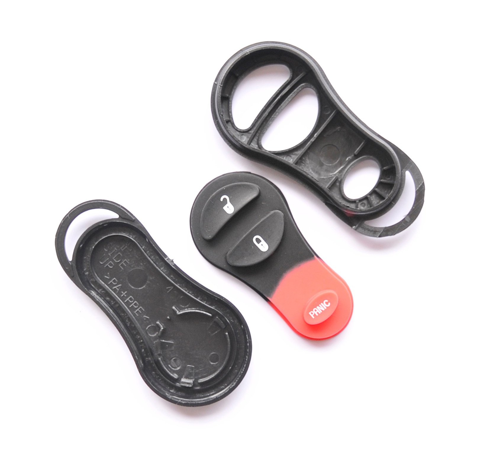 Coolbestda Custodia In Pelle Per Telecomando Auto 5 Pulsanti | Compatibile Jeep Dodge Chrysler Fiat Ram