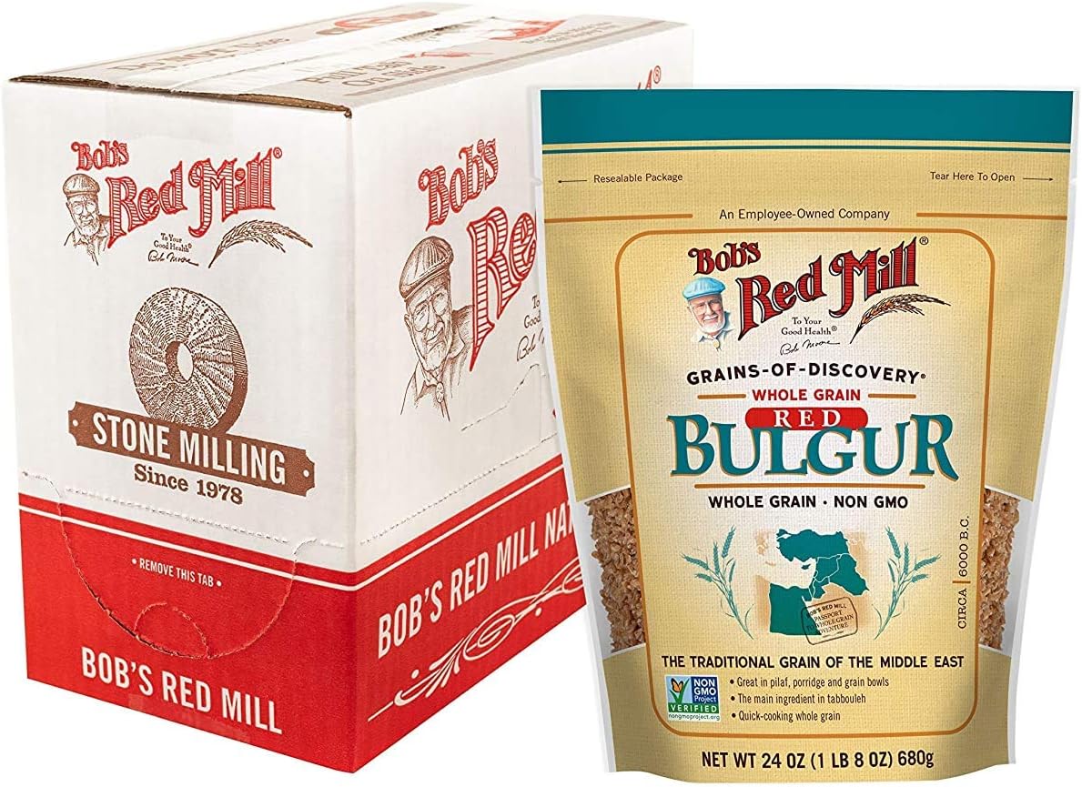 Bob's Red Mill Bulgur Hard Red Wheat, 28-Ounces (Pack of 4) (Value Bulk Multi-Pack)