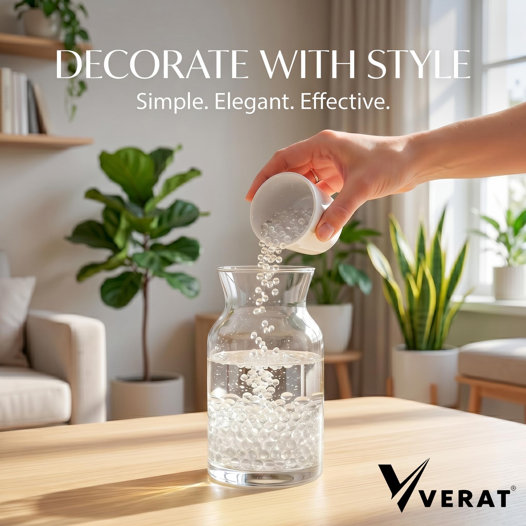 VERAT Water Beads - 50,000 Pack for Vase Fillers & Decor -12