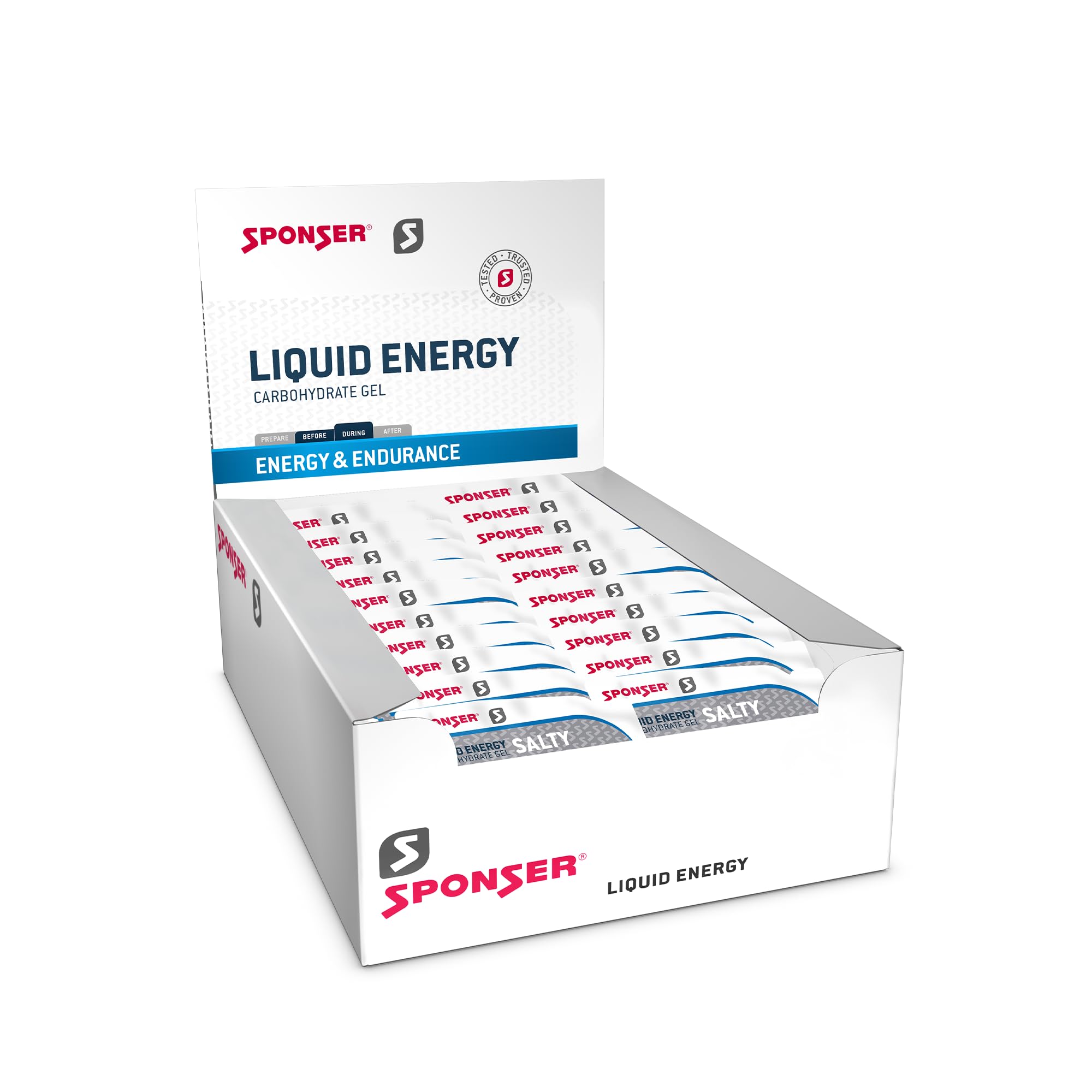 SPONSER Liquid Energy Salty Gel in Beutel/Display 40 x 35 g