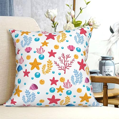 Miniatura 4 de Aimeryup Throw Pillow Covers 20x20 Inch Sea Star Animals Decorative Pillow Covers Cushion Covers cojines decorativos para sala Pillow Cases Cute