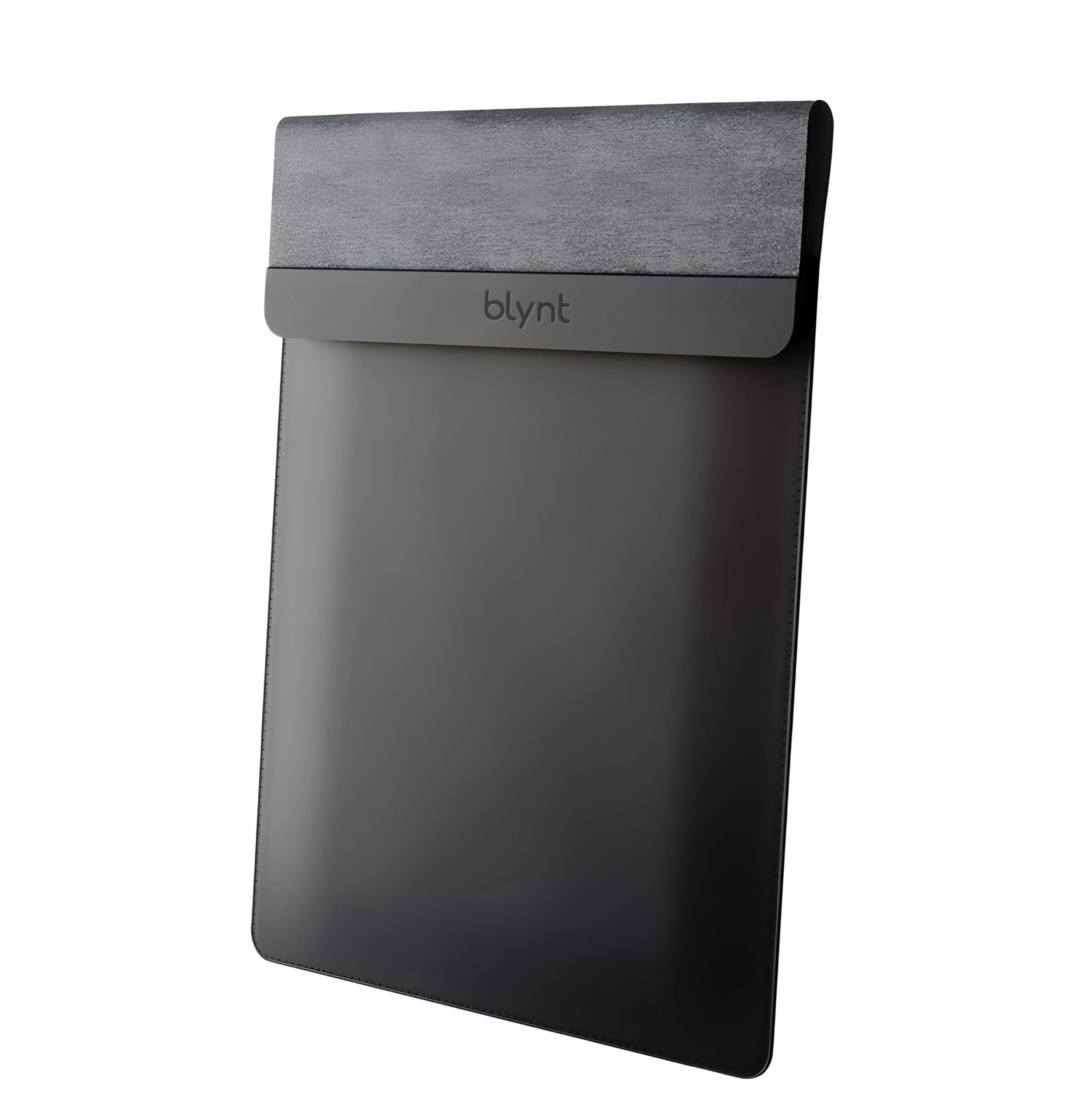 Custodia per laptop con ricarica wireless, custodia in pelle 4 in 1, tappetino per mouse e deskpad, ricarica rapida per telefoni e auricolari, protegge il computer portatile, compatibile con laptop da