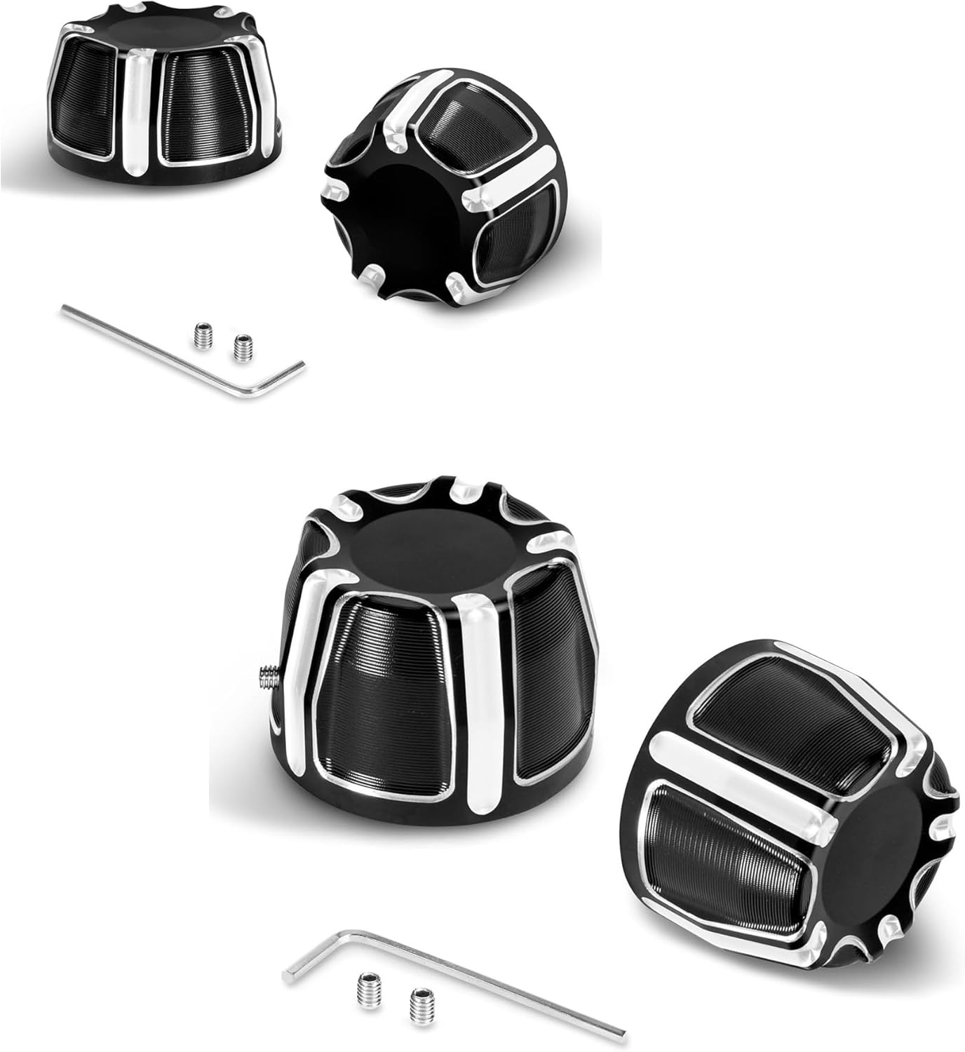 Rear & Front Axle Nut Covers Fit for Can-Am Spyder GS RS RT ST F3 (2008-2025)