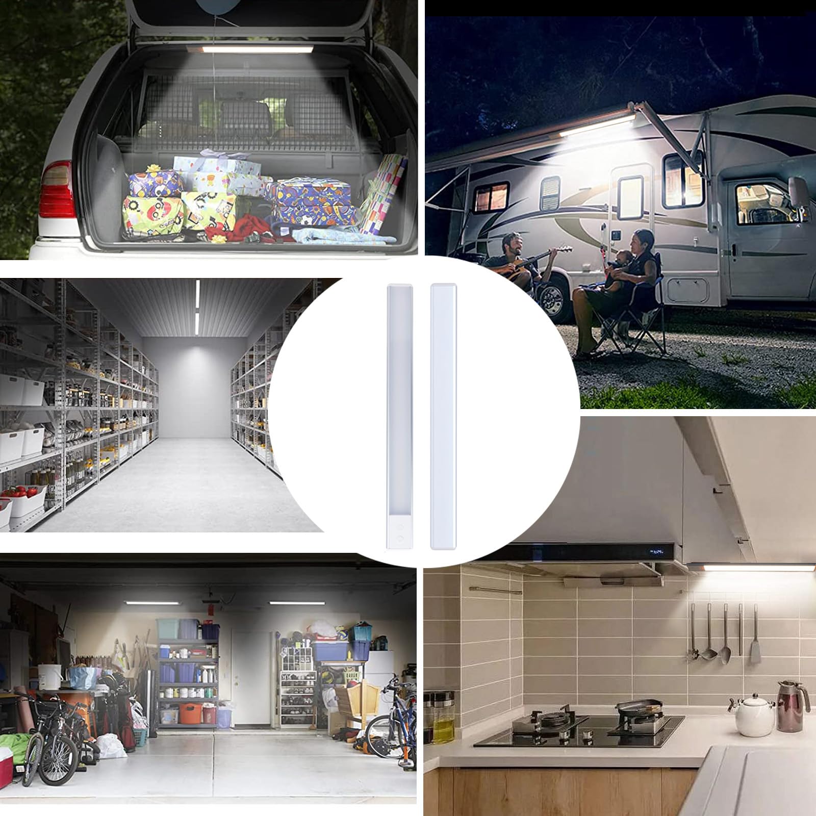 Plafoniera LED 12v per Camper, Dimmerabile 10w, 168 LEDs, 3 Colori, Barra LED 12v, Luci da Tetto, con Interruttore di Memoria, Luci per DC 12-24v Auto Camion Camper Campeggio Caravan Barca