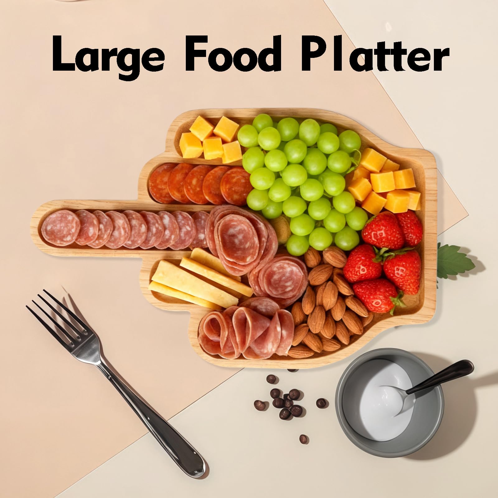 Funny Middle Finger Aperitif Board - Charcuterie & Cheese! -3