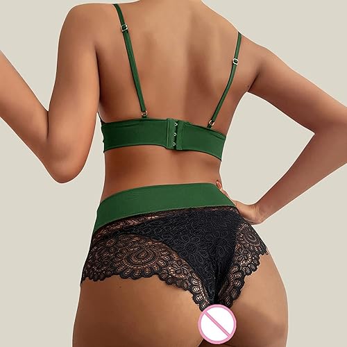 Miniatura 6 de Women Lingerie Front Closure Babydoll Hollow Out Floral Lace Bodysuit Lace Nightgowns Babydoll Sleepwear