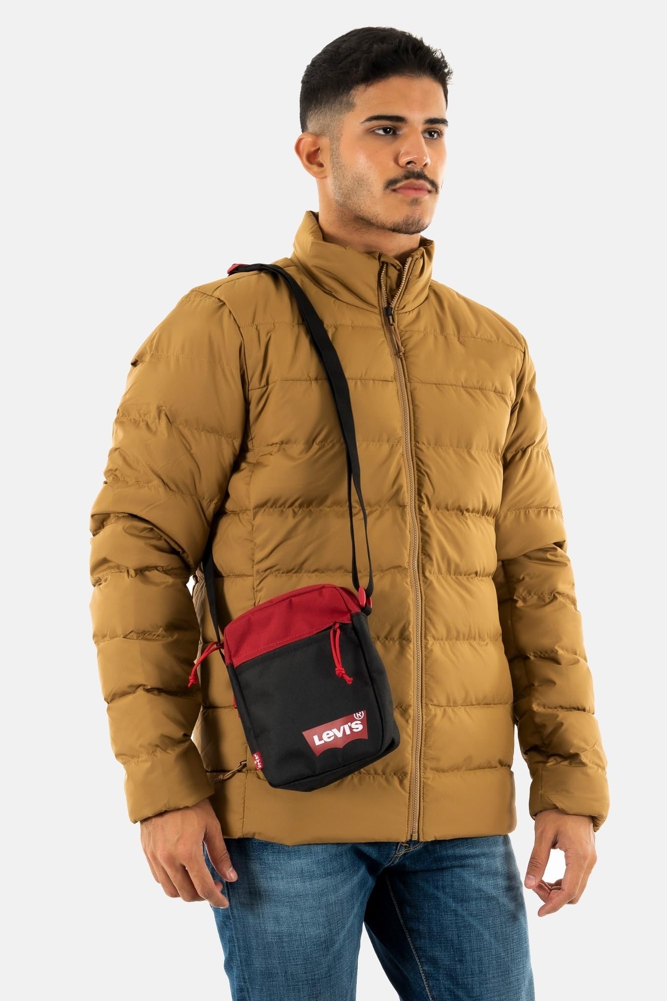 Levi's Mini Crossbody Solid (Red Batwing), dla mężczyzn, jeden rozmiar, Regularny czerwony, Taille unique
