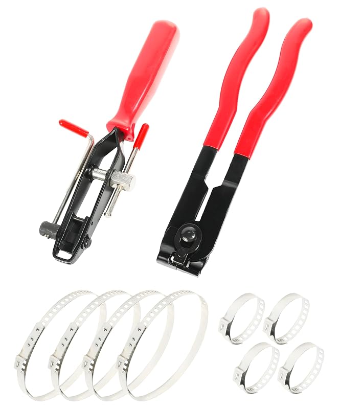 Kit de Ferramenta para Abraçadeiras de Coifa de Homocinética RACOONA com 8 Abraçadeiras
