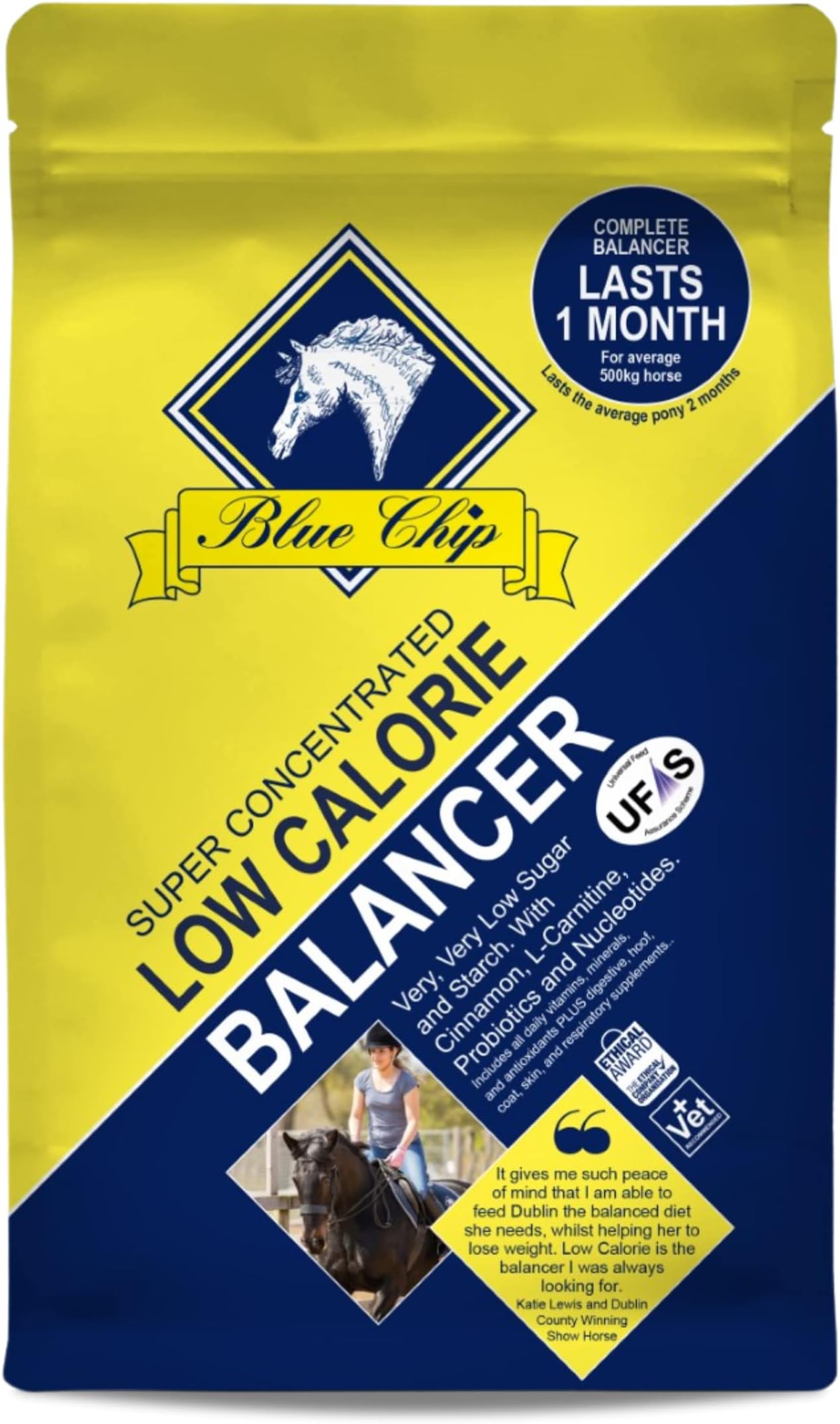 Blue Chip Low Calorie Feed Balancer Super Concentrated 3kg. Complete