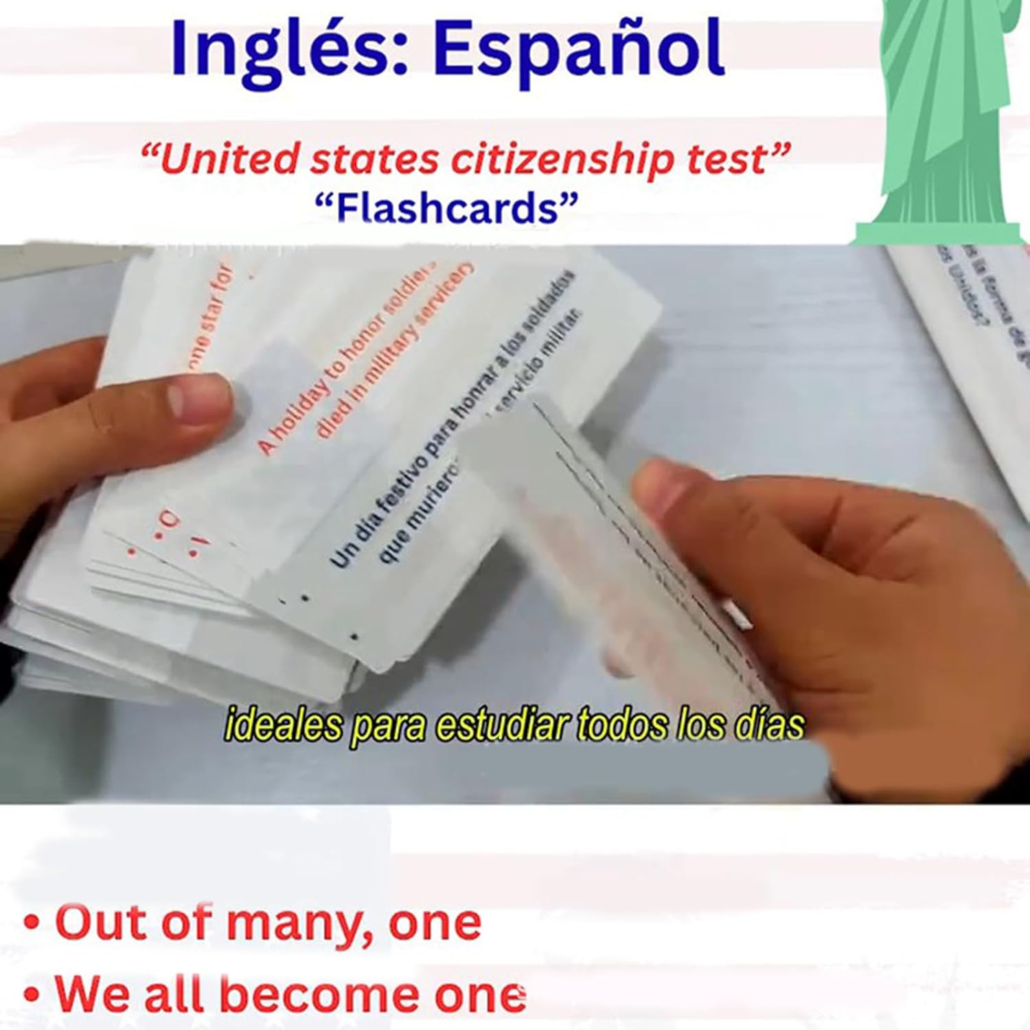Essential Citizenship Flashing Cards with History and Law Question Educational Flashcards Perfect for Ages Learning Tools