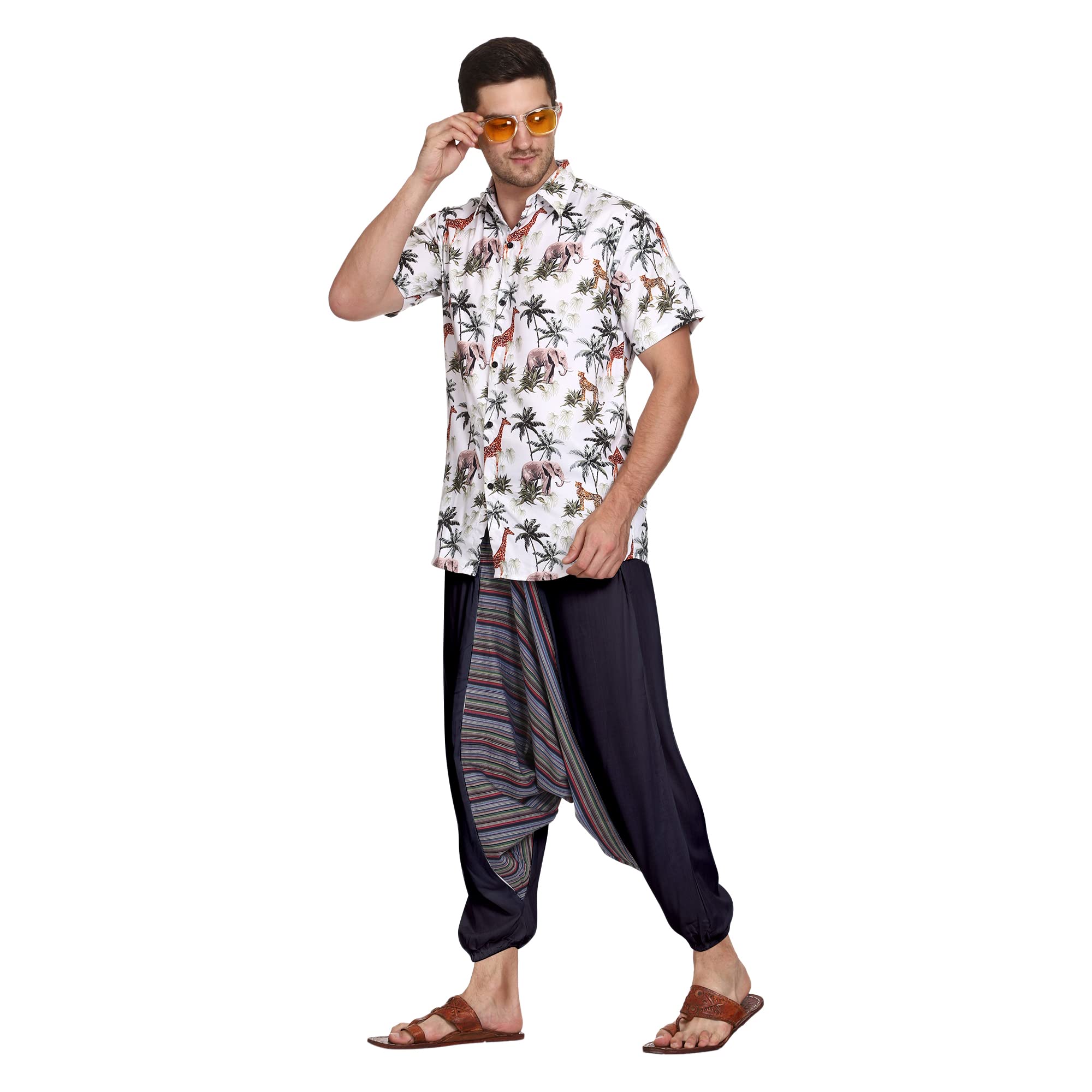 TINSIEMen Women Summer Sleepwear Yoga Casual Maternity Harem Pants