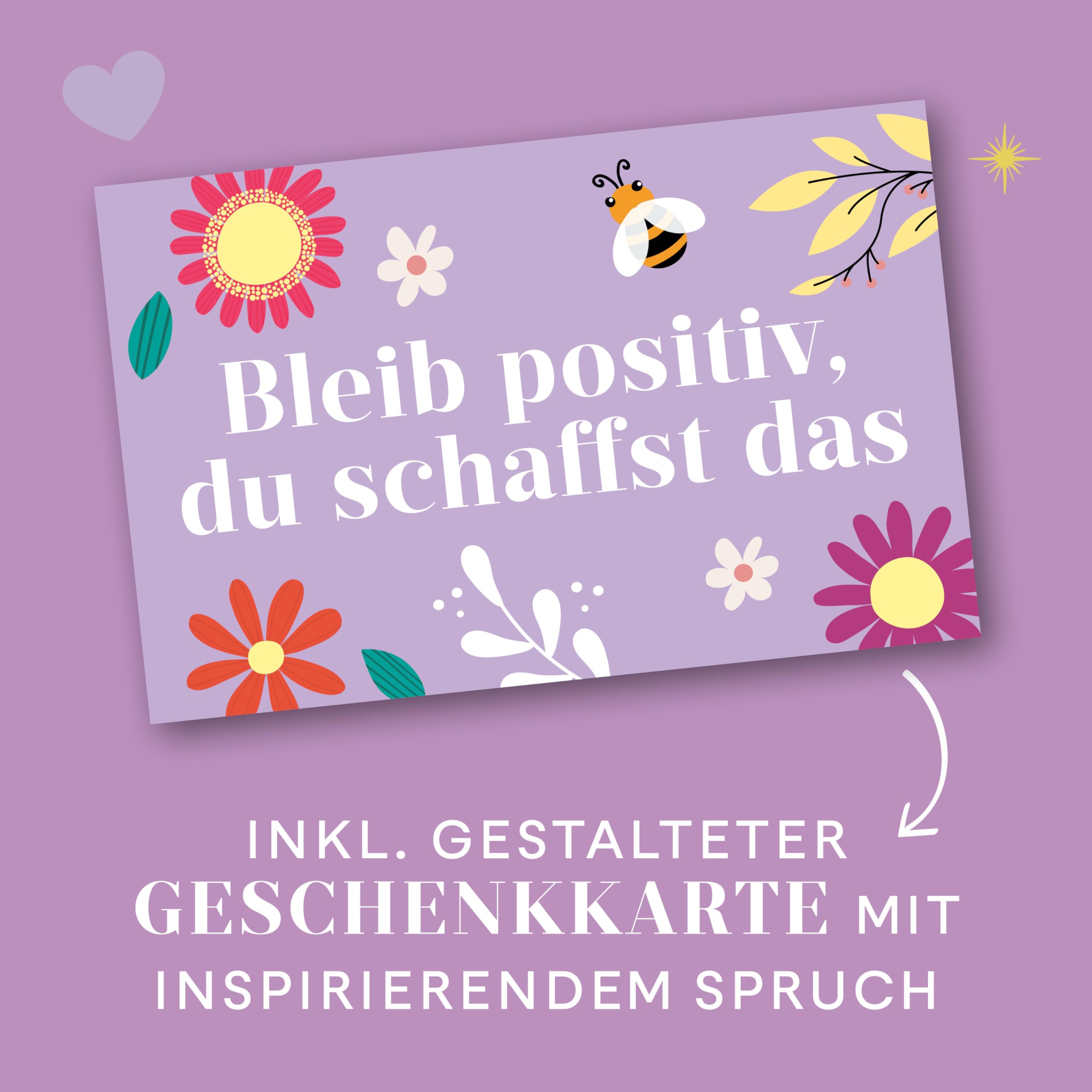 Follow your Feelings - Make your bracelet - Schmuckset Positive VE, 10. Ex.: Anleitung und Material für ein Armband. Mit gestalteter Geschenkkarte
