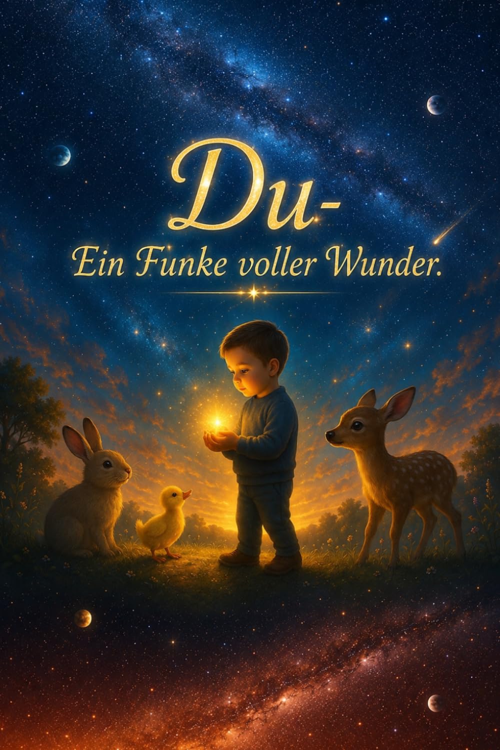 Du- Ein Funke voller Wunder: Ein liebevolles Mutmachbuch über Selbstwert, Vertrauen und das eigene Licht – für Kinder ab 2 Jahren (Geschenkbuch Mädchen und Jungen)