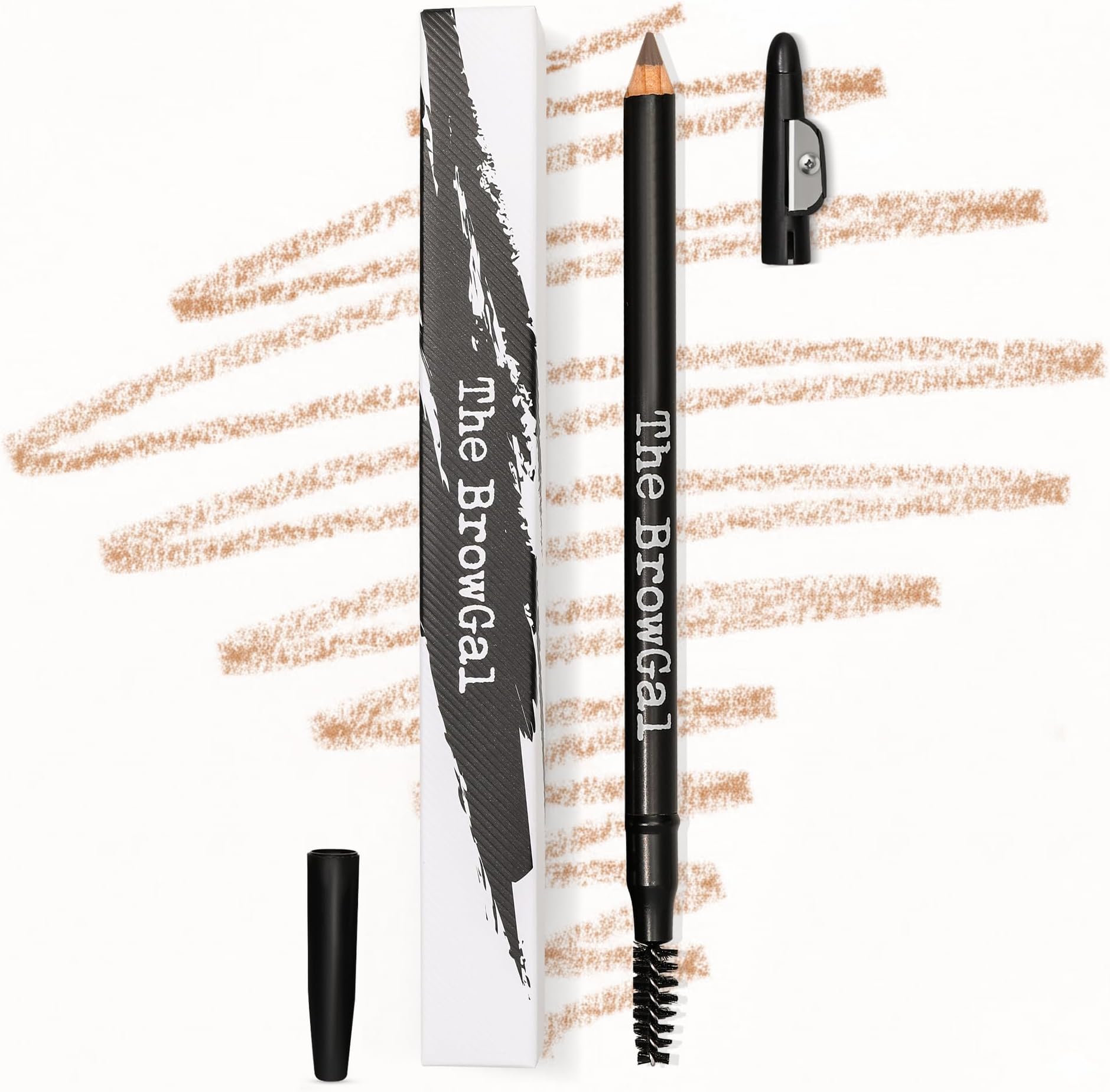 - Eyebrow Brow Pencil with Spoolie | Shade 06 Blonde | Waterproof & Buildable Brow Pencil with Hair Like Strokes | Natural Looking, Soft Finish