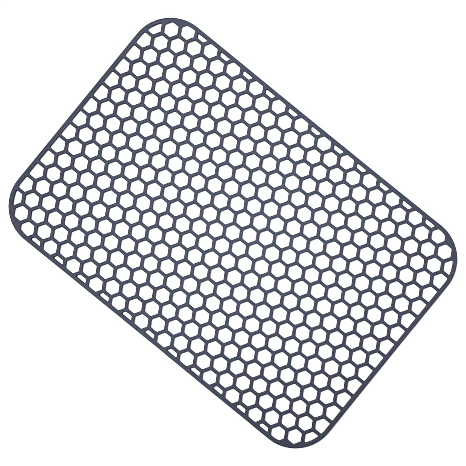 Alfombrilla de silicona para fregadero de cocina, rejilla de acero inoxidable para el baño